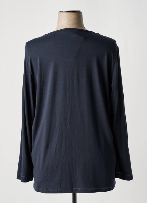 T-shirt bleu LEAH CURVE pour femme