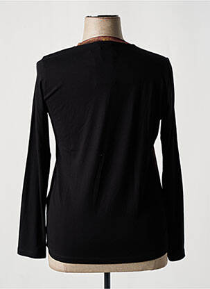 Top stretch manches longues noir KARTING femme