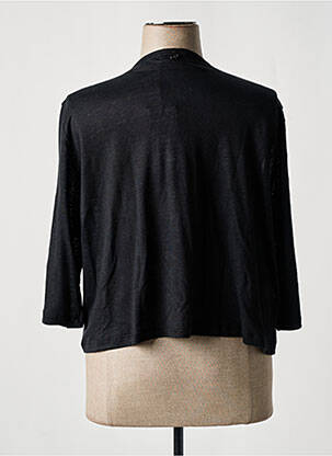 Gilet manches longues manches 3/4 noir MALOKA femme