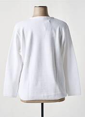 Gilet manches longues blanc GRIFFON pour femme seconde vue