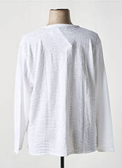 Gilet manches longues blanc GRIFFON pour femme seconde vue