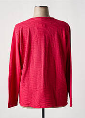 Gilet manches longues rose GRIFFON pour femme seconde vue