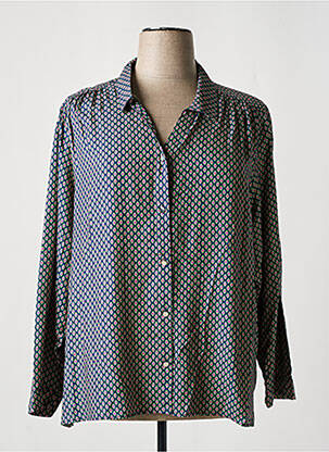 Chemisier bleu GRIFFON pour femme