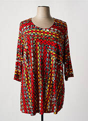 Tunique manches longues rouge SEMPRE PIU pour femme seconde vue