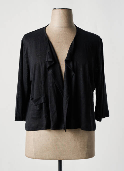 Gilet manches longues noir MALOKA pour femme