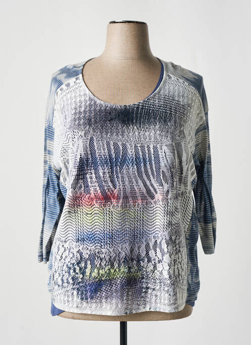 Top bleu KAKIE pour femme