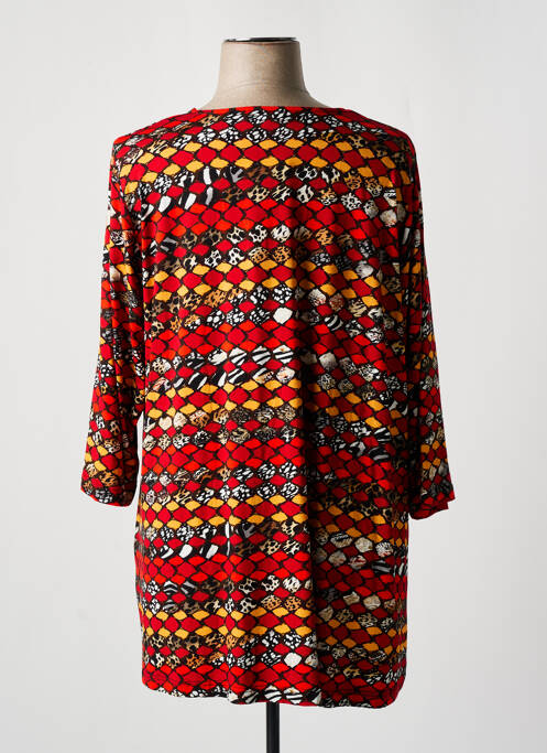 Tunique manches longues rouge SEMPRE PIU pour femme