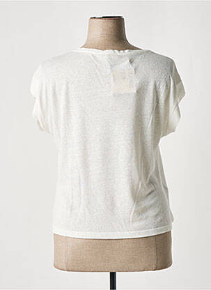 T-shirt coupe droite manches courtes beige PAZ TORRAS femme