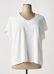 Blouse blanc GRIFFON pour femme seconde vue