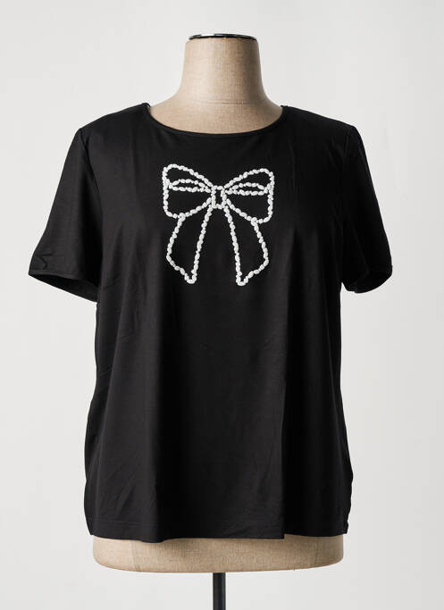 T-shirt noir 5 HEARTS pour femme