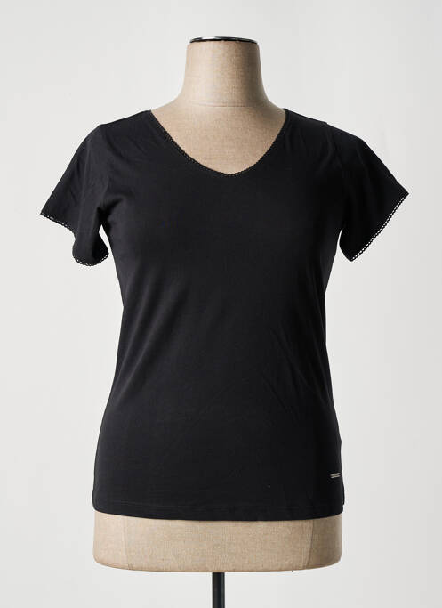 T-shirt noir AGATHE & LOUISE pour femme