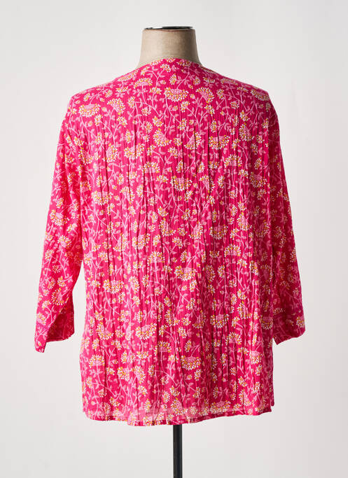 Tunique manches longues rose AGATHE & LOUISE pour femme