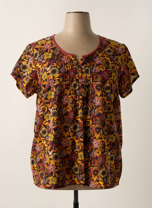 Blouse marron AGATHE & LOUISE pour femme