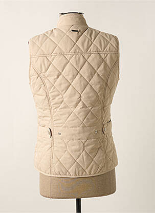 Doudoune poches sans capuche beige AGATHE & LOUISE femme