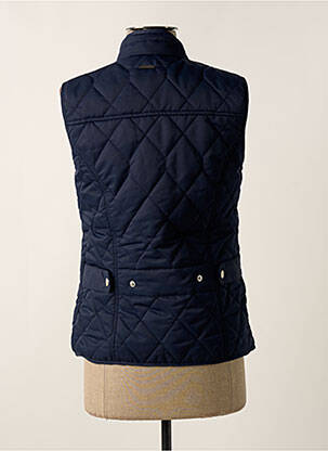 Doudoune poches sans capuche bleu AGATHE & LOUISE femme
