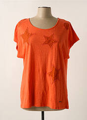 T-shirt orange AGATHE & LOUISE pour femme seconde vue