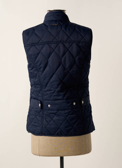 Doudoune poches sans capuche bleu AGATHE & LOUISE femme