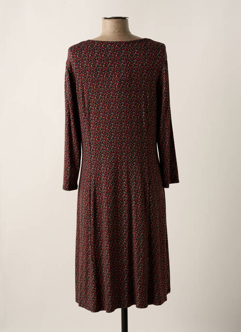 Robe mi-longue rouge GEVANA pour femme