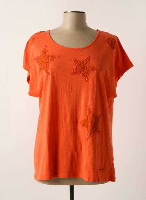 T-shirt orange AGATHE & LOUISE pour femme