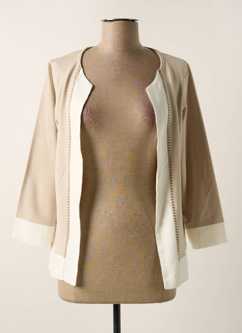 Veste casual beige KALISSON pour femme