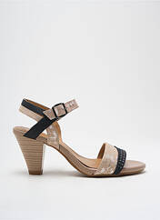 Sandales/Nu pieds beige FUGITIVE BY FRANCESCO ROSSI pour femme seconde vue