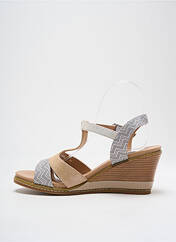 Sandales/Nu pieds beige FUGITIVE BY FRANCESCO ROSSI pour femme seconde vue