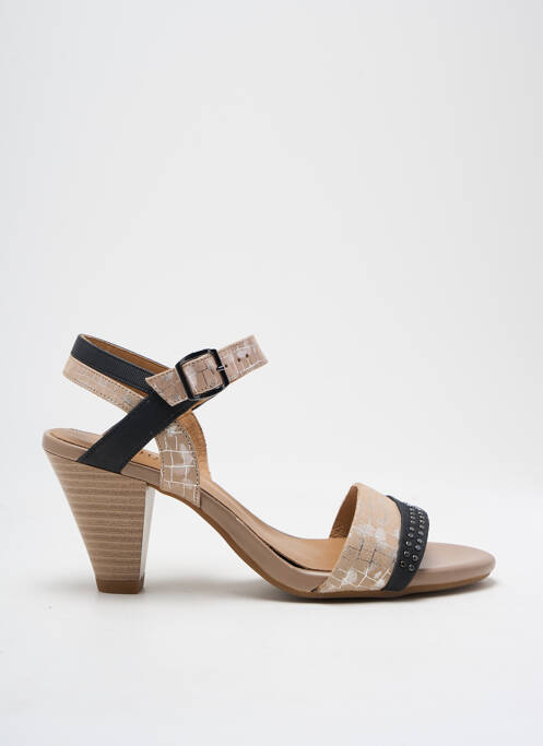 Sandales/Nu pieds beige FUGITIVE BY FRANCESCO ROSSI pour femme