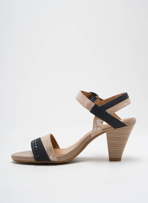 Sandales/Nu pieds beige FUGITIVE BY FRANCESCO ROSSI pour femme