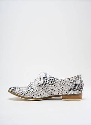 Derbies impression talon plat jusqu'à 3cm blanc FUGITIVE BY FRANCESCO ROSSI femme