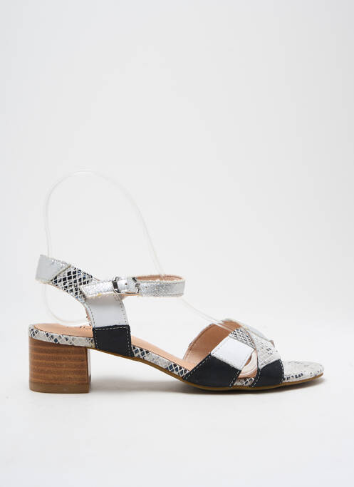 Sandales/Nu pieds noir FUGITIVE BY FRANCESCO ROSSI pour femme