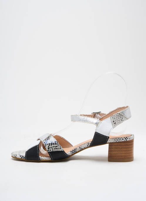 Sandales/Nu pieds noir FUGITIVE BY FRANCESCO ROSSI pour femme
