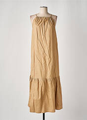 Robe longue beige ANGELA DAVIS pour femme seconde vue