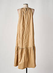 Robe longue beige ANGELA DAVIS pour femme seconde vue