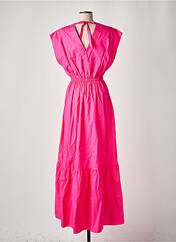 Robe longue rose ANGELA DAVIS pour femme seconde vue