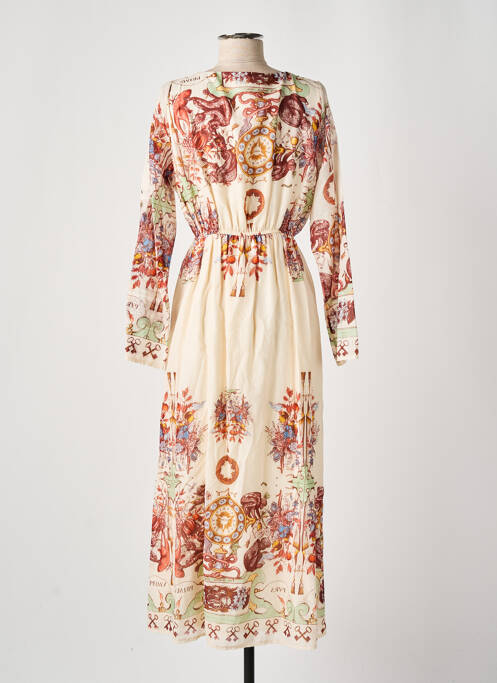 Robe longue beige ALTAMIRA pour femme