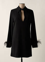 Robe courte noir ANGELA DAVIS pour femme seconde vue