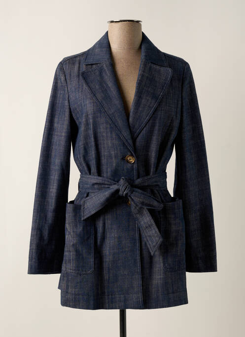 Manteau court bleu DIANA GALLESI pour femme