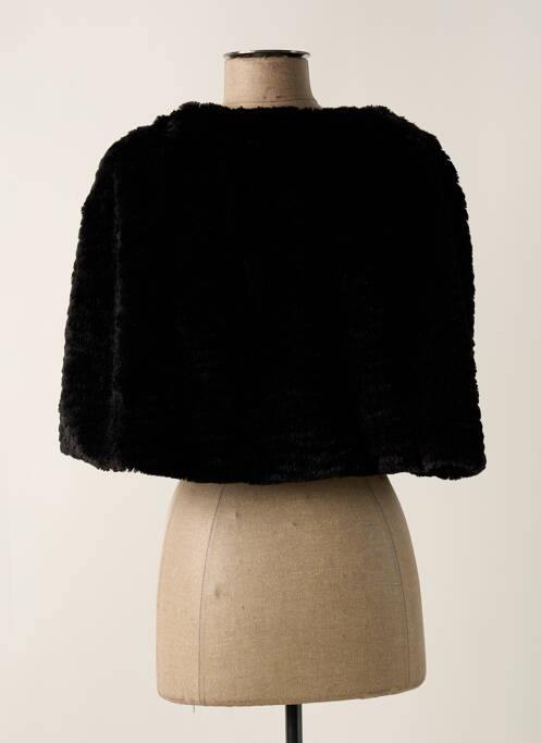 Poncho noir VERA MONT pour femme