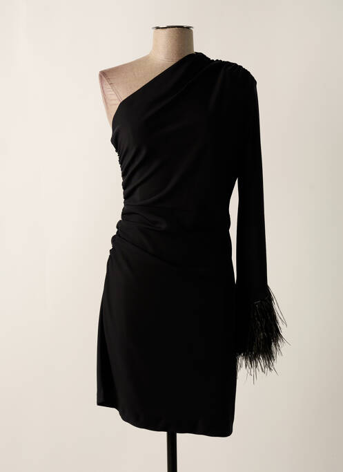 Robe mi-longue noir THE LULÙ pour femme