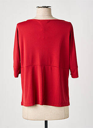Top coupe fluide manches courtes rouge DIANA GALLESI femme
