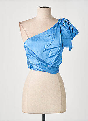 Top manches courtes manches courtes bleu KING KONG femme
