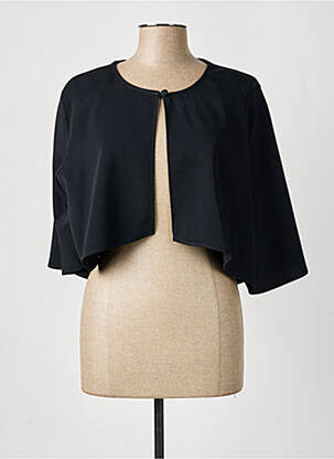 Poncho noir GINA BACCONI femme