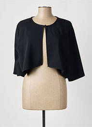 Poncho noir GINA BACCONI femme