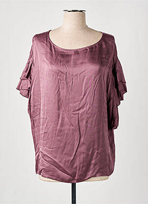 Blouse violet ANGELA DAVIS pour femme