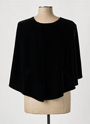 Poncho noir GINA BACCONI pour femme seconde vue