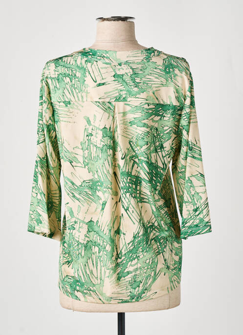 Top stretch manches 3/4 vert FRIDA MADÉ femme