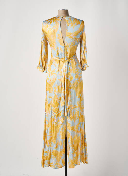 Robe longue jaune ANGELA DAVIS pour femme