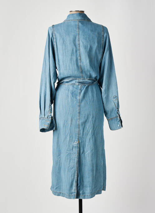 Robe mi-longue bleu ANGELA DAVIS pour femme