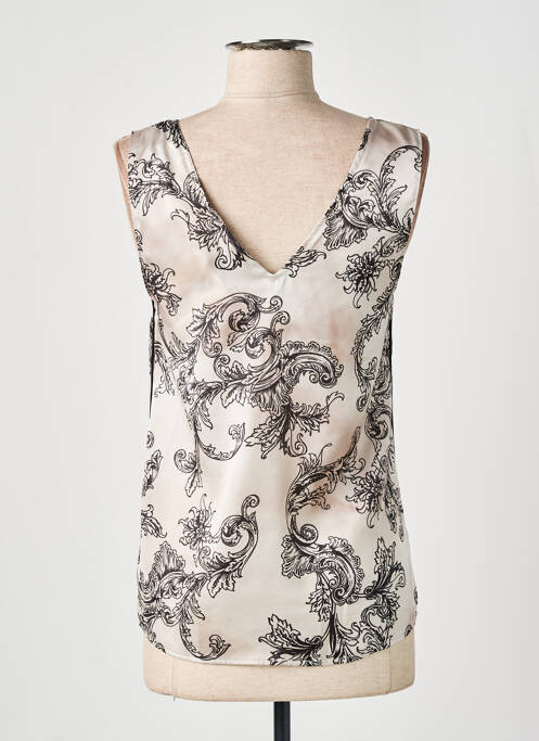 Top beige ANGELA DAVIS femme