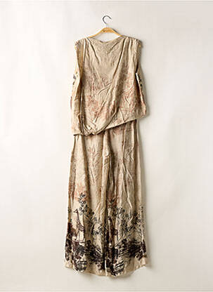 Ensemble pantalon bas pantalon beige ANGELA DAVIS femme